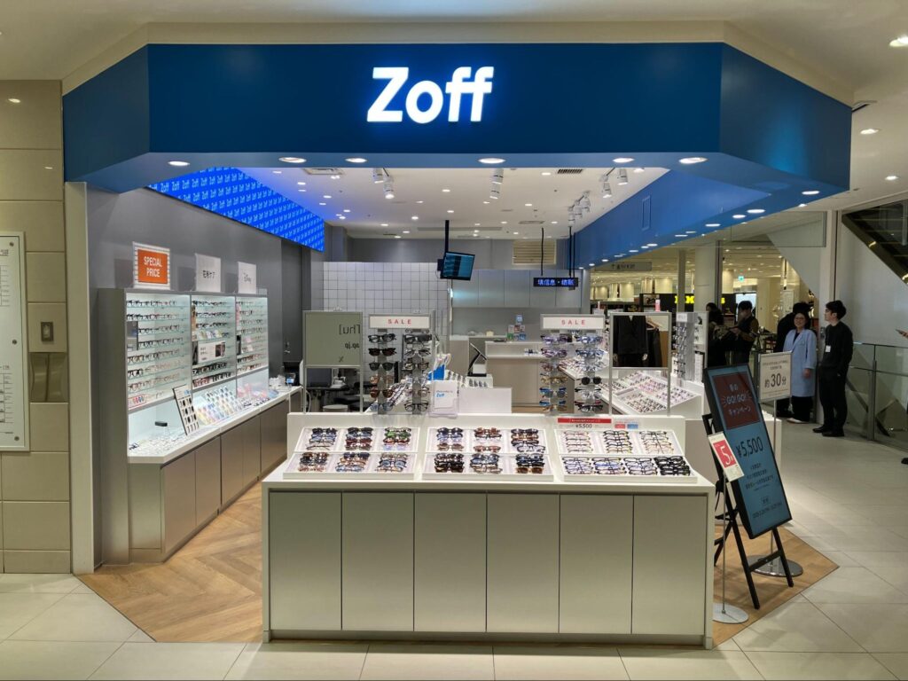 【優惠券】到日本「Zoff」配眼鏡超划算！價格比台灣實惠＋享免稅10%＋5%折扣
